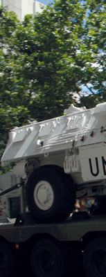 UN - retour de la parade du 14 juillet
